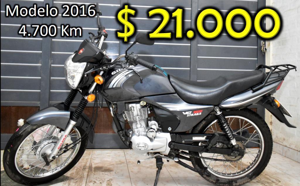 VENDO Gilera VC 150 Strada Modelo 2016 SOLO WHASTAPP O MENSAJE DE TEXTO