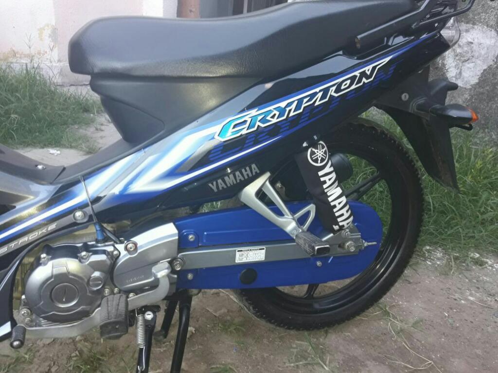 Vendo Yamaha Crypton Mor.2016