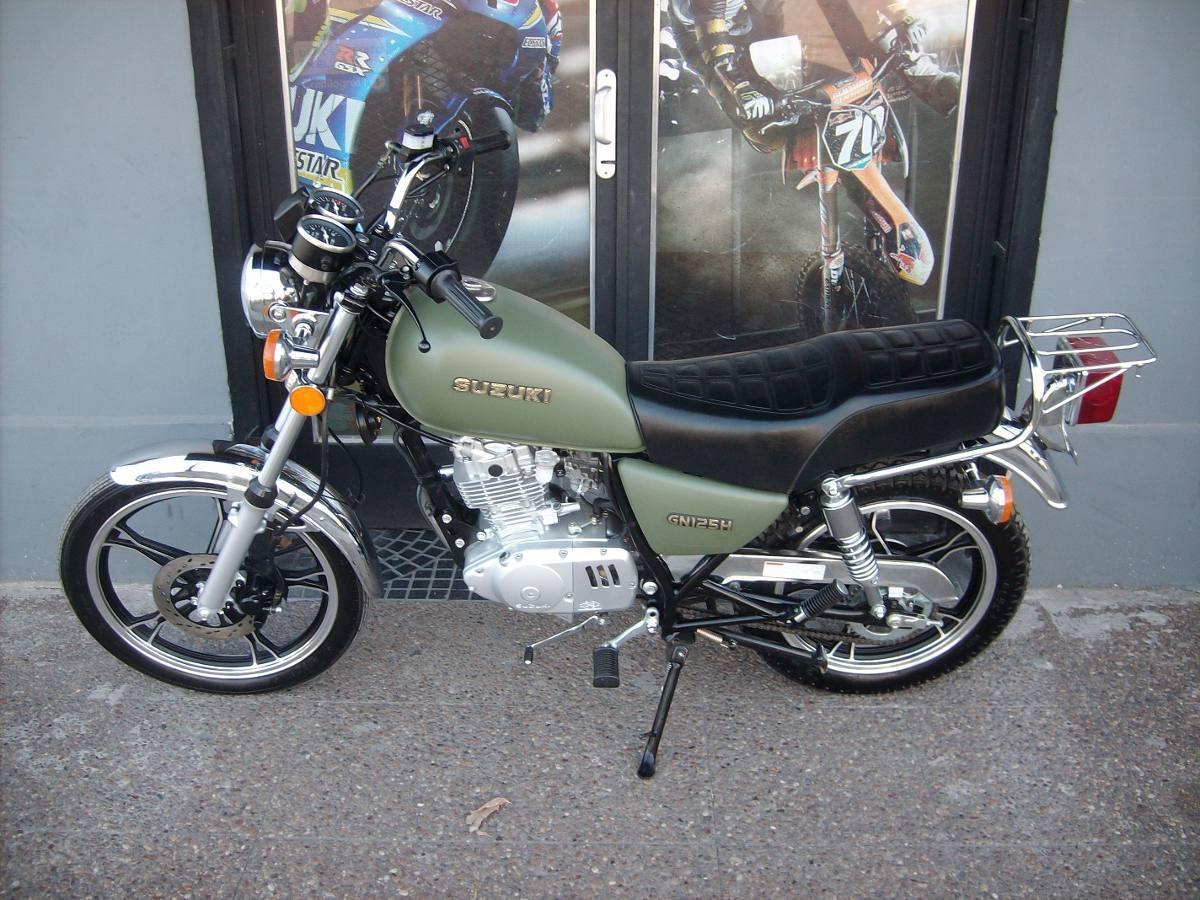 Moto Suzuki Gn 125 Verde Militar 0km Garantia Agente Oficial