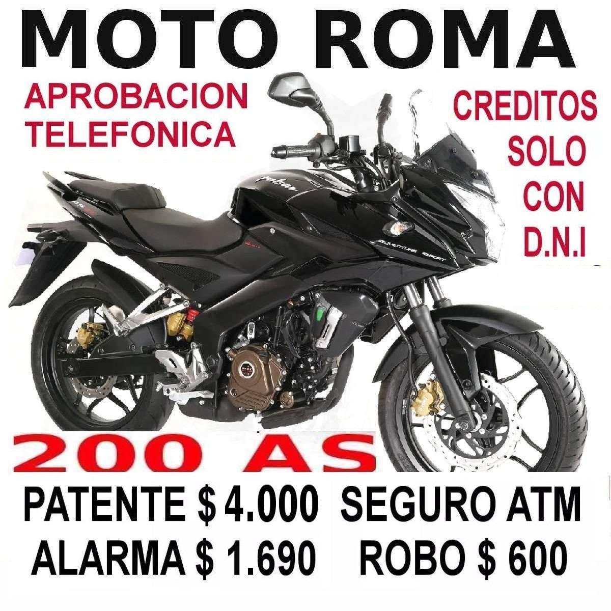 Bajaj Rouser 200 As Patente $ 4.000