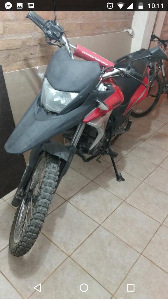 Moto Keller 260cc quasar modelo 2014 único titular 3400km