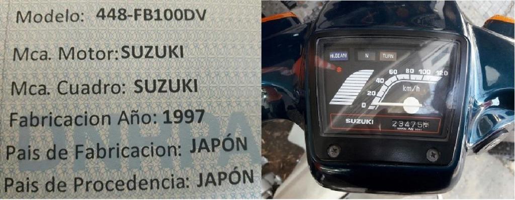 Suzuki FB100/D Japón Impecable !! 1997