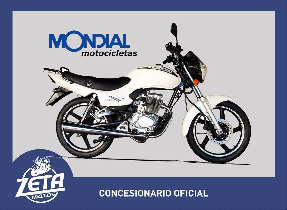 Mondial Rd 150 H 0km Modelo 2017 Zeta Motos