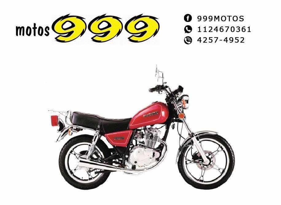 Suzuki Gn 125 2017 0km 12 Cuotas $3300 125cc Choppera