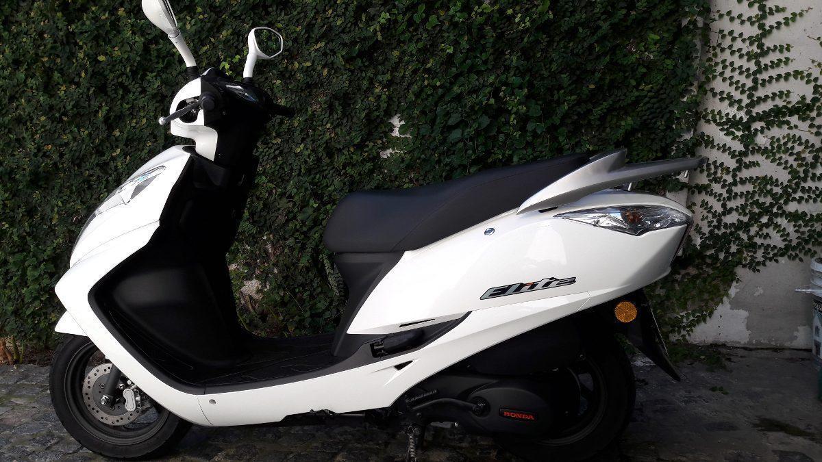 Honda Elite 125cc. Blanca Impecable