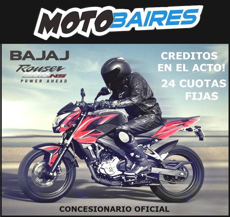 Moto Bajaj Rouser 200 Ns Okm 2017 Naked 200ns Cuotas Con Dni