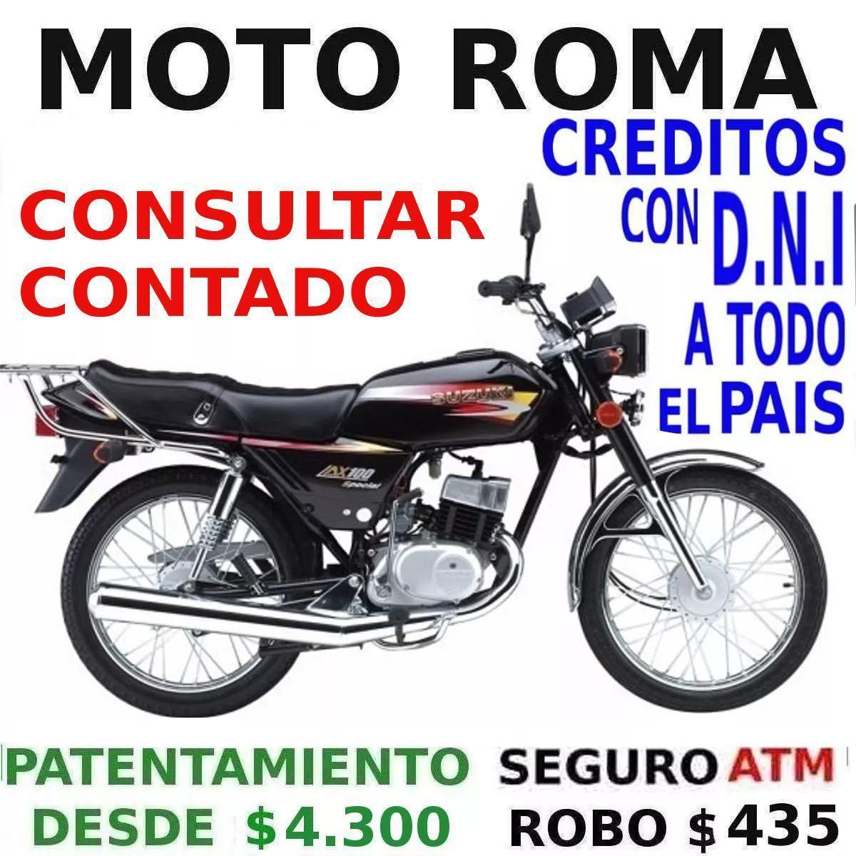 Suzuki Ax 100 0km Patente $4.300