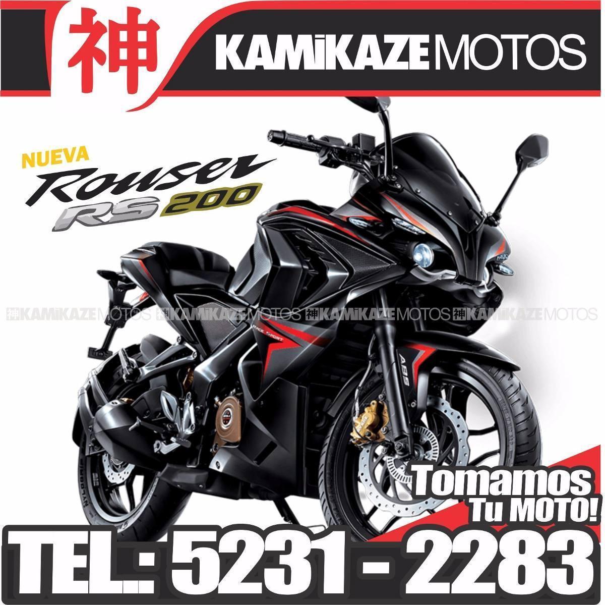 Bajaj Rouser Rs 200 - 2017 0km -tomo Moto Creditos Personal