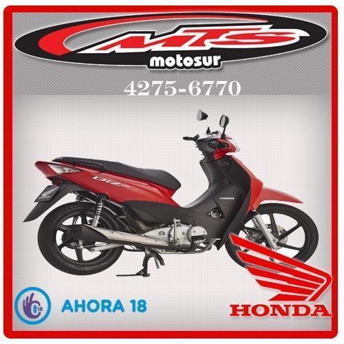 Honda Biz Full 125 Nueva Roja Negra Moto Sur 2017