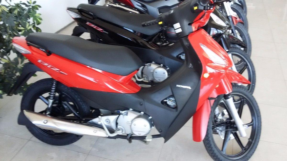 Honda Biz Full 125 Nueva Roja Negra Moto Sur 2017