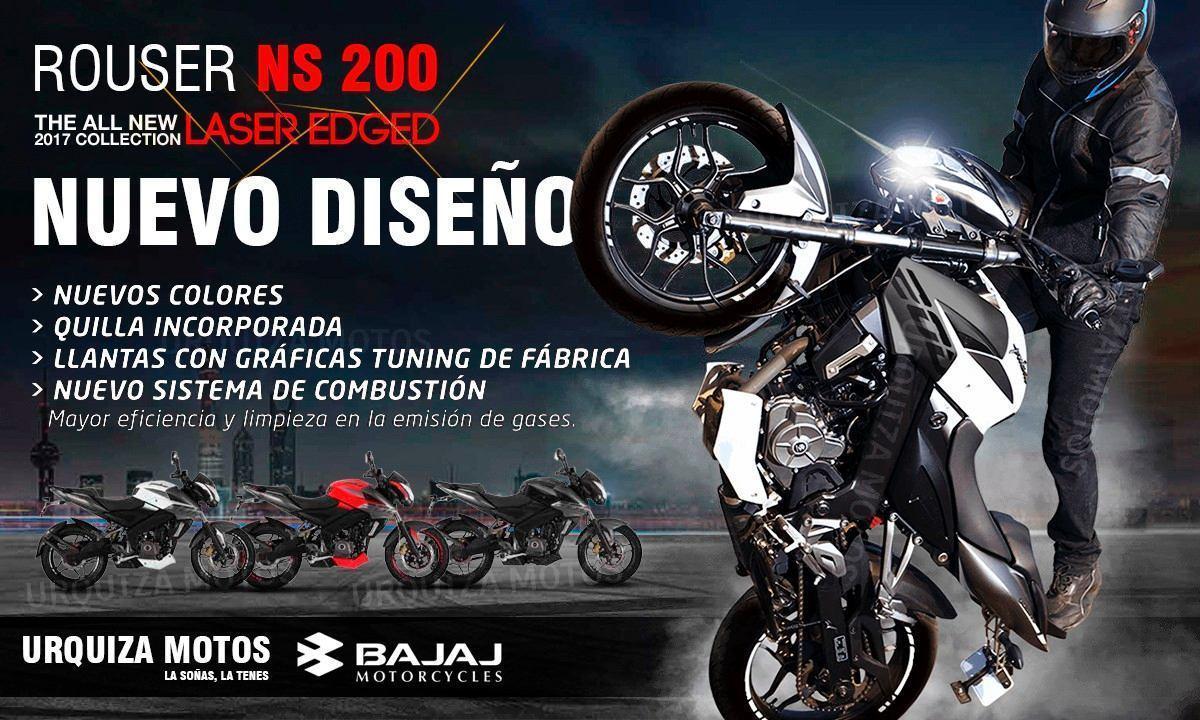 Moto Bajaj Pulsar Rouser Ns 200 Nuevo Diseño Quilla 0km