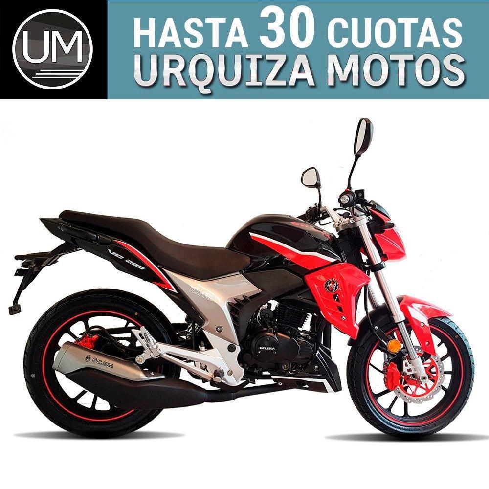 Moto Gilera Vc 200 Naked 12 Y 18 Cuotas 0km Urquiza Motos