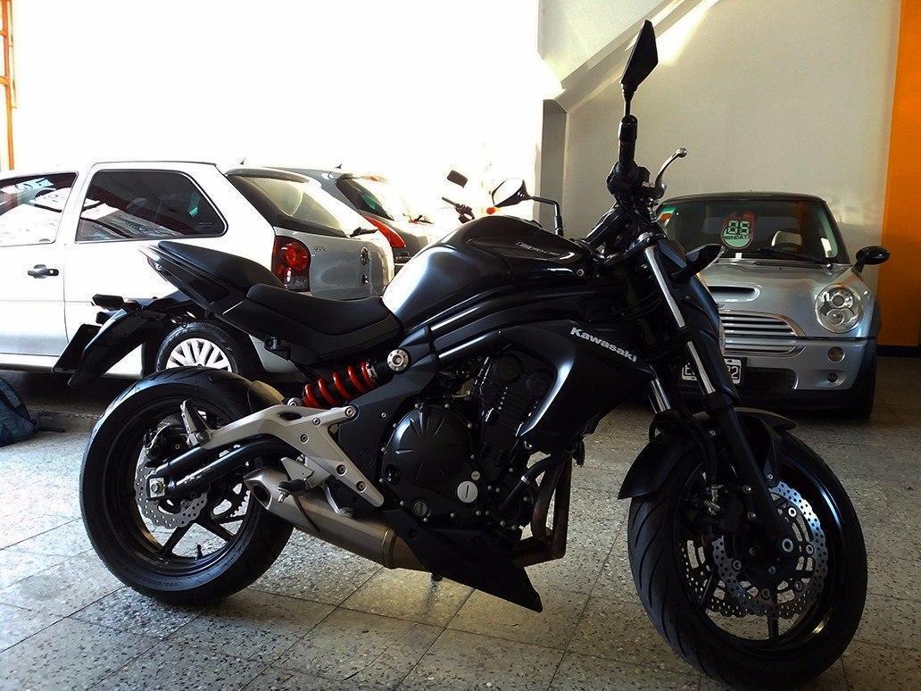 Kawasaki Er 6n 650cc Negra 2013 Unica Mano