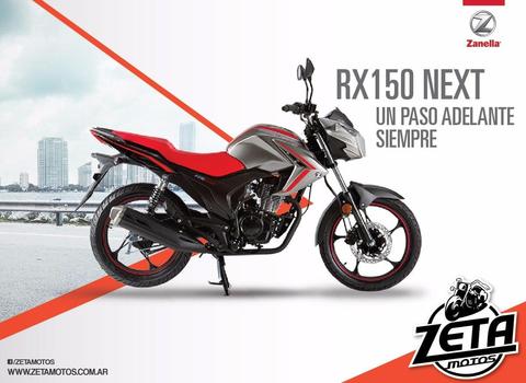 Zanella Rx 150 Next 0km Modelo 2017 Zeta Motos