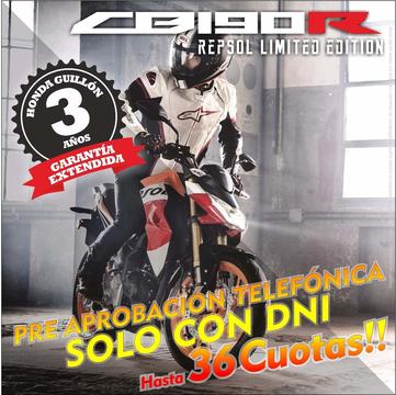 Honda Cb190 R Edicion Limitada 3 Años Garantia Honda Guillon
