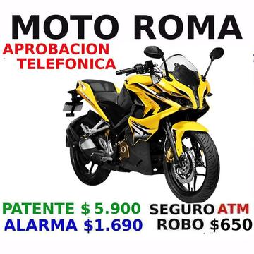 Bajaj Rouser 200 Patente $4.700