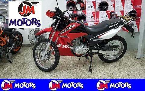 Jm-motors Honda Xr150 Año 2016 4000km Roja Negra Y Blanco