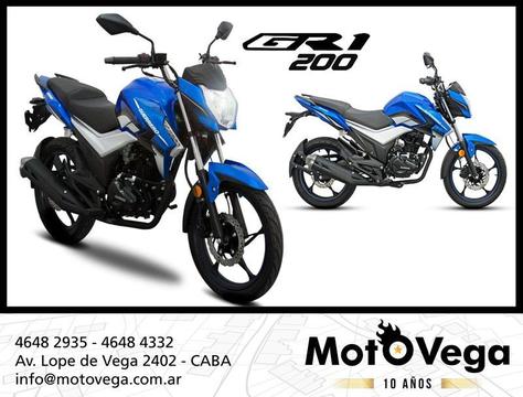Moto Guerrero Gr1 200 Okm