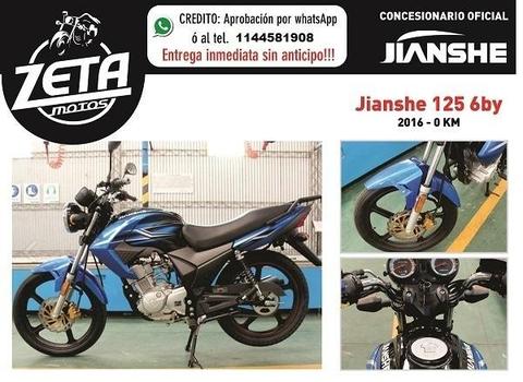 Jianshe 125 6by 0km 2017 Zeta Motos