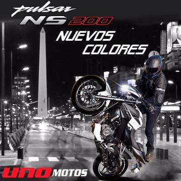 Bajaj Rouser 200 Ns Nuevos Colores