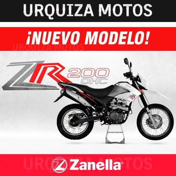 Moto Zanella Zr 200 Ohc 17 Hp Usb Tablero Digital Enduro 0km
