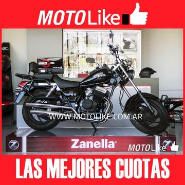 Zanella Patagonian Eagle 250 Black Custom Choppera Moto Like