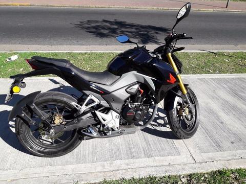 Honda Cb 190r 2017 Color Negro Impecable!