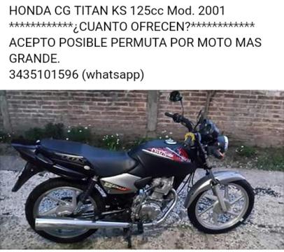 Vendo Honda Cg Titan Ks 125cc Mod. 2001