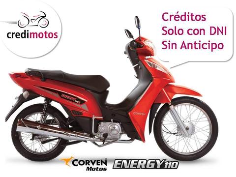 Corven Energy 110 Solo con DNI 12 y 18 cuotas con todas las tarjetas