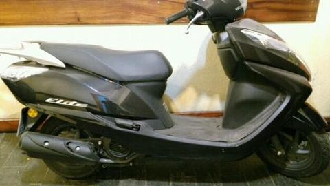 Honda Elite 125 2017 Azul Solo 800km!! Tomo moto